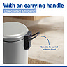 Wenko Leman 3 Litre Pedal Bin - Taupe