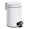 Wenko Leman 3 Litre Pedal Bin - White
