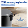 Wenko Leman 3L Pedal Bin - Grey