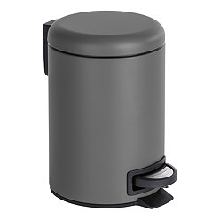 Wenko Leman 3L Pedal Bin - Grey