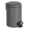Wenko Leman 3L Pedal Bin - Grey