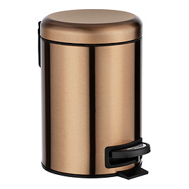 Wenko Leman 3L Pedal Bin - Metallic Copper