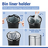 Wenko Leman 5 Litre Pedal Bin - Shiny Stainless Steel
