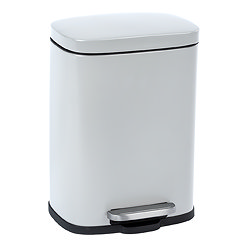 Wenko Leno 5L Pedal Bin - White