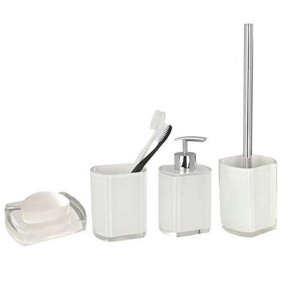 Rationel Vittig Ansigt opad Wenko Lido Bathroom Accessories Set - White at Victorian Plumbing UK