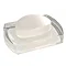 Wenko Lido Soap Dish - White - 20005100 Profile Large Image