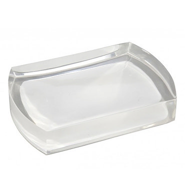 Wenko Lido Soap Dish - White - 20005100 Profile Large Image