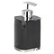 Wenko Lido Soap Dispenser - Black - 20010100 Large Image