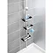Wenko Line Telescopic 3-Tier Corner Shelf Storage - 22828100 Profile Large Image