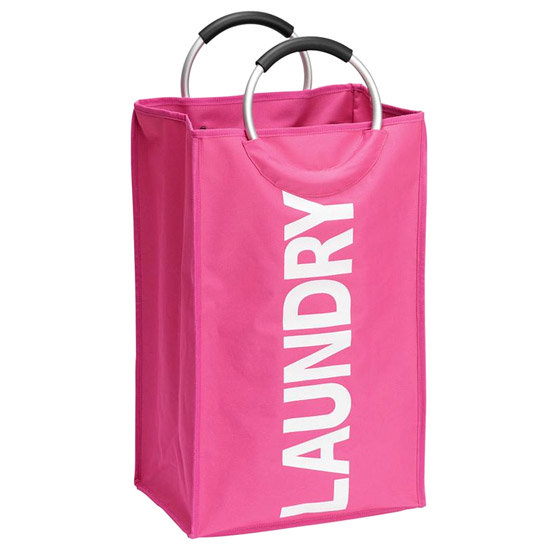 Wenko Lipstick Uno Laundry Bin - Pink - 3440030100 Large Image