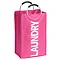 Wenko Lipstick Uno Laundry Bin - Pink - 3440030100 Large Image