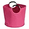 Wenko Lipstick Laundry Bin/Shopper - Pink - 2 Size Options Large Image
