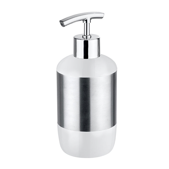 Wenko Loft Stainless Steel and Plastic Soap Dispenser - 21281100 Large Image