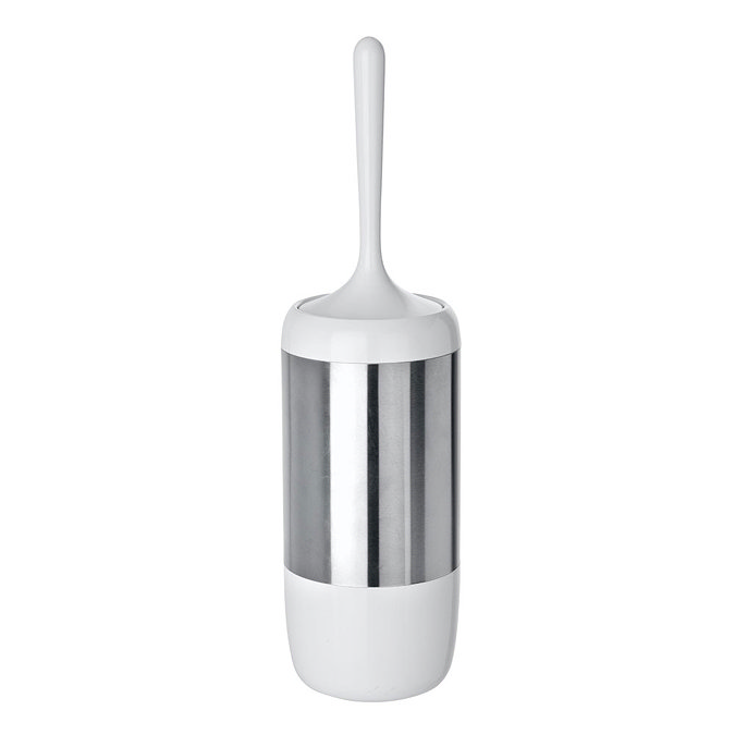 Wenko Loft Stainless Steel and Plastic Toilet Brush & Holder - 21283100 Large Image