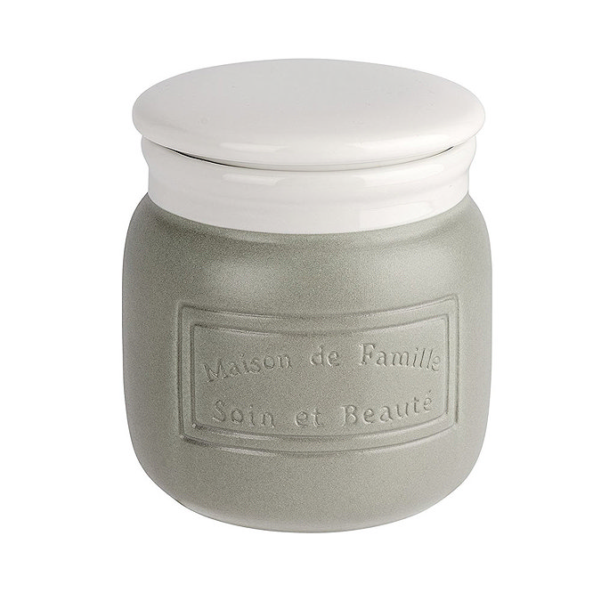 Wenko Maison Grey Ceramic Storage Jar - 22642100 Large Image