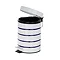 Wenko Marine 3 Litre Cosmetic Pedal Bin - White - 21351100 Standard Large Image