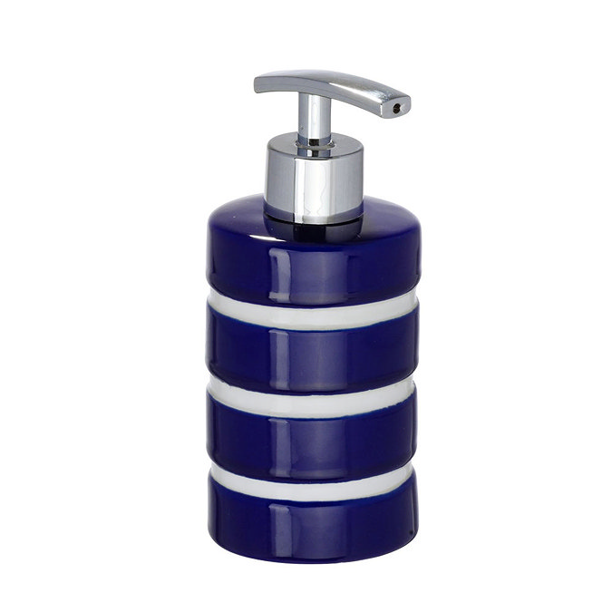 Wenko Marine Ceramic Soap Dispenser - Blue - 21057100 Large Image
