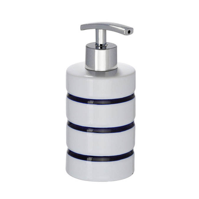 Wenko Marine Ceramic Soap Dispenser - White - 21053100 Large Image