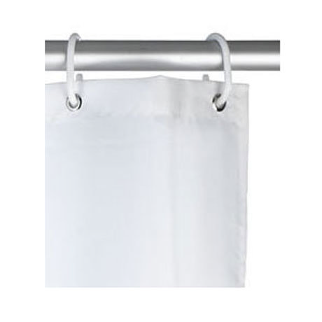 Wenko Marine Polyester Shower Curtain - W1800 x H2000 - White - 20964100 Feature Large Image