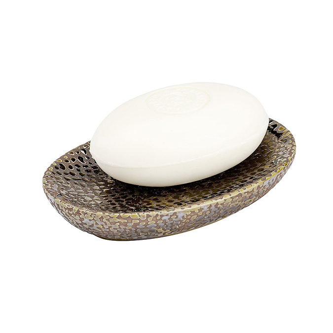 Wenko Marrakesh Ceramic Soap Dish - 21641100 Profile Large Image