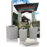 Wenko Milos Bathroom Accessories Set Profile Large Image