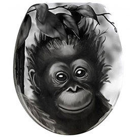 Wenko Monkey Duroplast Toilet Seat - 18796100 Medium Image