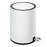 Wenko Monza 3 Litre Pedal Bin - Matt White