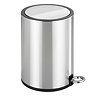 Wenko Monza 3 Litre Pedal Bin - Stainless Steel