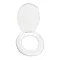 Wenko Mop Thermoplast Toilet Seat with Lift Handle - 102009100 Profile Large Image