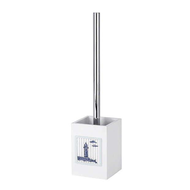 Wenko Nautic Toilet Brush & Holder From Victorian Plumbing.co.uk