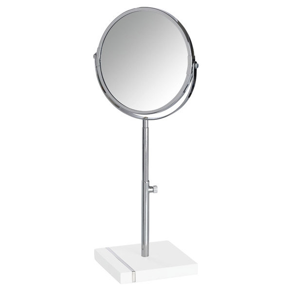 Wenko - Noble Extendable Cosmetic Mirror - White - 20493100 Profile Large Image