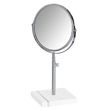 Wenko - Noble Extendable Cosmetic Mirror - White - 20493100 Profile Large Image