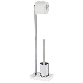 Wenko - Noble Standing WC Set - White - 20486100 Medium Image