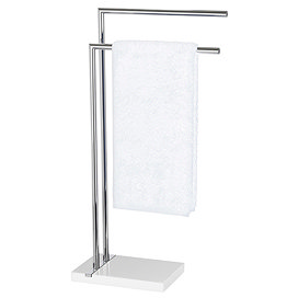 Wenko - Noble Towel Stand - White - 20487100 Large Image