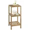 Wenko Norway 3 Tier Household & Bath Shelf - Walnut Wood - 18617100 Large Image