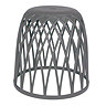 Wenko Omio Anthracite Bathroom Stool / Laundry Bin - 22926100  Profile Large Image