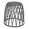 Wenko Omio Anthracite Bathroom Stool / Laundry Bin - 22926100  Profile Large Image