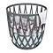 Wenko Omio Anthracite Bathroom Stool / Laundry Bin - 22926100 Large Image