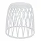 Wenko Omio White Bathroom Stool / Laundry Bin Profile Large Image
