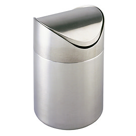 Wenko Otranto 3L Swing Cover Bin - Stainless Steel