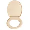 Wenko Ottana Premium Soft Close Toilet Seat - Beige - 18760100 Profile Large Image