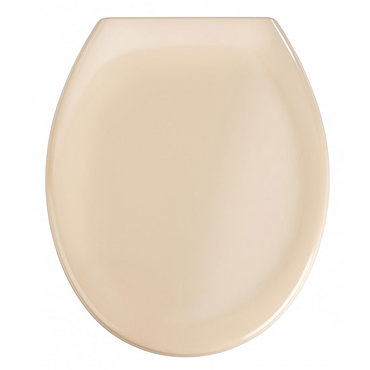Wenko Ottana Premium Soft Close Toilet Seat - Beige - 18760100 Profile Large Image