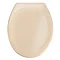 Wenko Ottana Premium Soft Close Toilet Seat - Beige - 18760100 Large Image