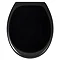 Wenko Ottana Premium Soft Close Toilet Seat - Black - 18441100 Large Image