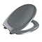 Wenko Ottana Premium Soft Close Toilet Seat - Dark Grey - 19657100 Feature Large Image