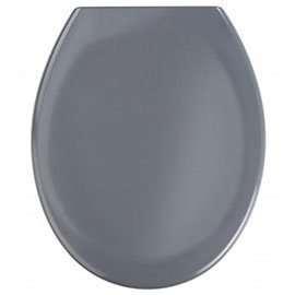 Wenko Ottana Premium Soft Close Toilet Seat - Dark Grey - 19657100 Medium Image