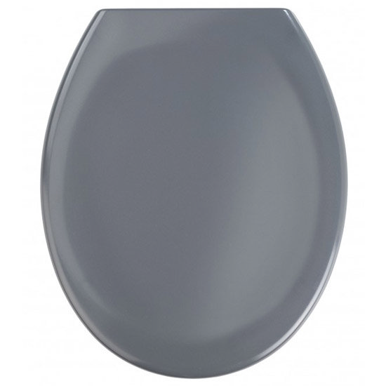 Wenko Ottana Premium Soft Close Toilet Seat - Dark Grey - 19657100 Large Image