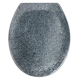 Wenko Ottana Premium Soft Close Toilet Seat - Granite - 18902100 Medium Image