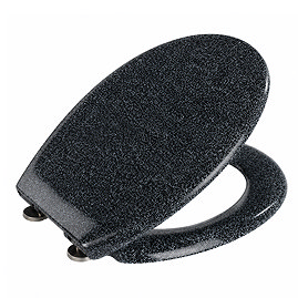 Wenko Ottana Premium Soft Close Toilet Seat - Granite