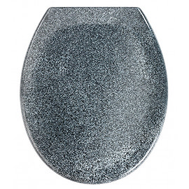 Wenko Ottana Premium Soft Close Toilet Seat - Granite - 18902100 Large Image